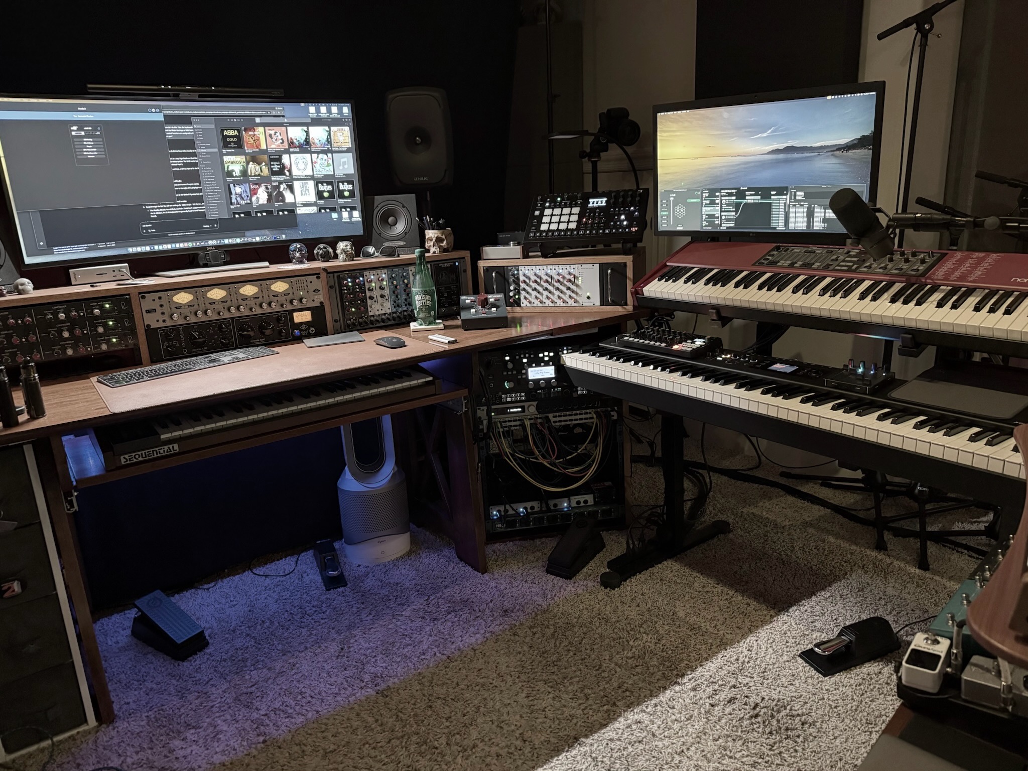 Sweetflow workstation and multi-tier synthesizer setup